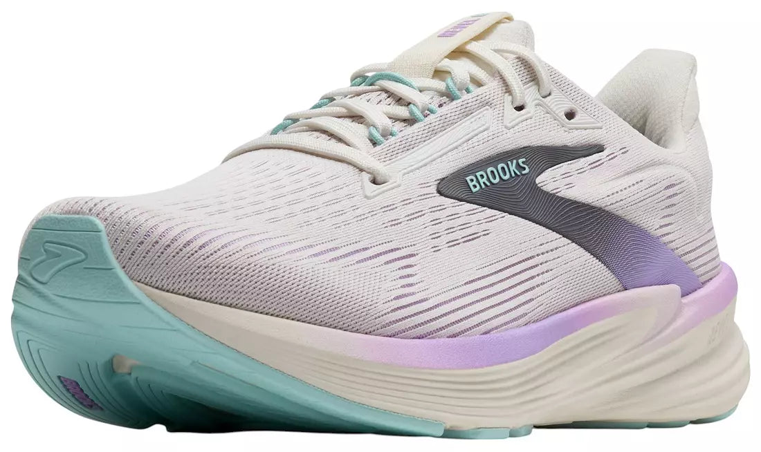 Brooks W Revel 8 COCONUT / PURPLE ROSE / CLEARWATER