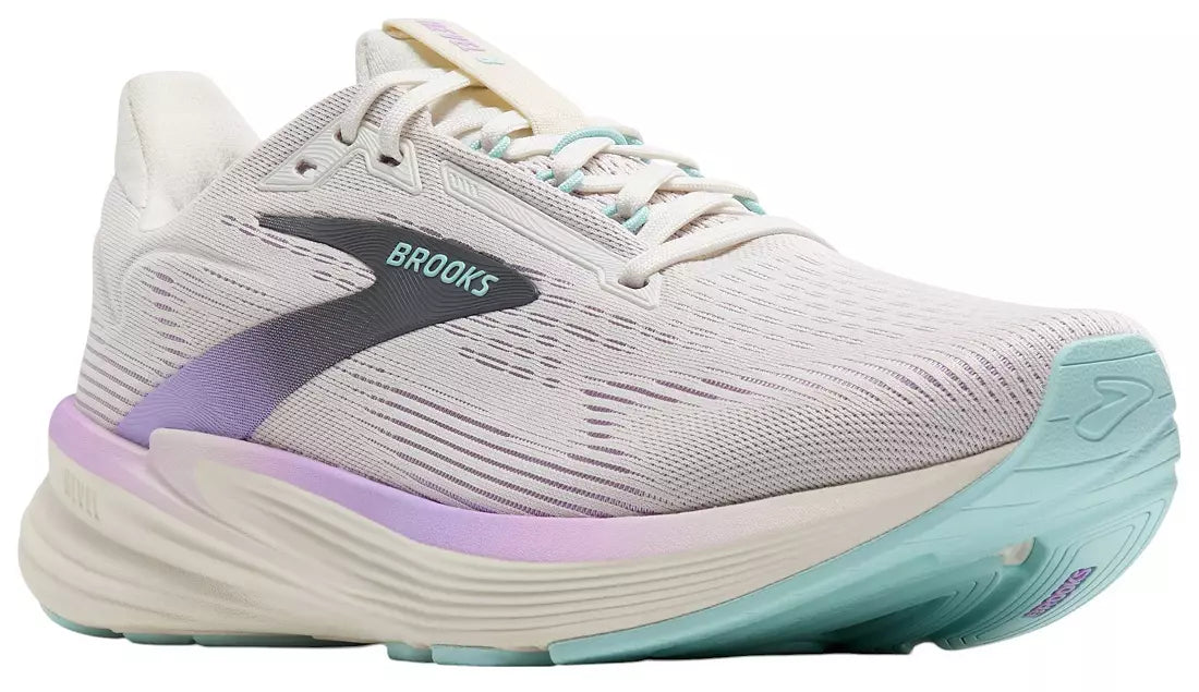 Brooks W Revel 8 COCONUT / PURPLE ROSE / CLEARWATER