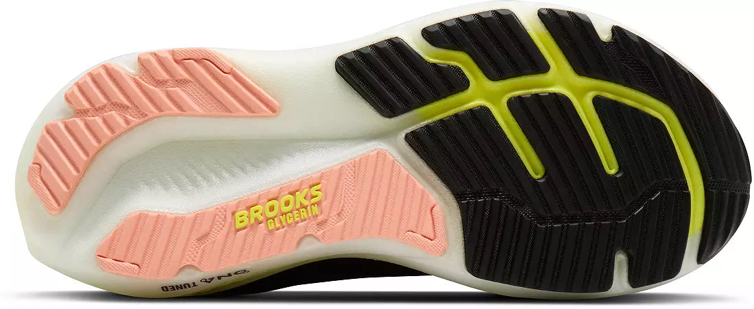 Brooks W Glycerin 23 BLACK/PEACH/NIGHTLIFE