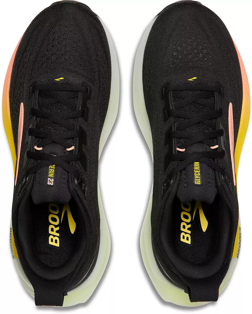 Brooks W Glycerin 23 BLACK/PEACH/NIGHTLIFE