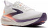 Brooks W Glycerin 23 WHITE/MULLED GRAPE/CLEAR