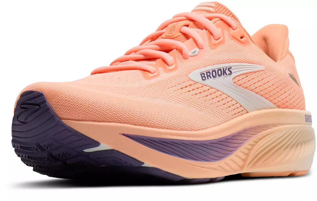 Brooks W Ghost 18 PEACH/GRAPE/COCONUT
