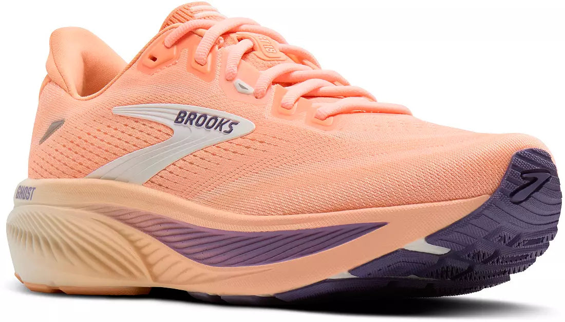 Brooks W Ghost 18 PEACH/GRAPE/COCONUT