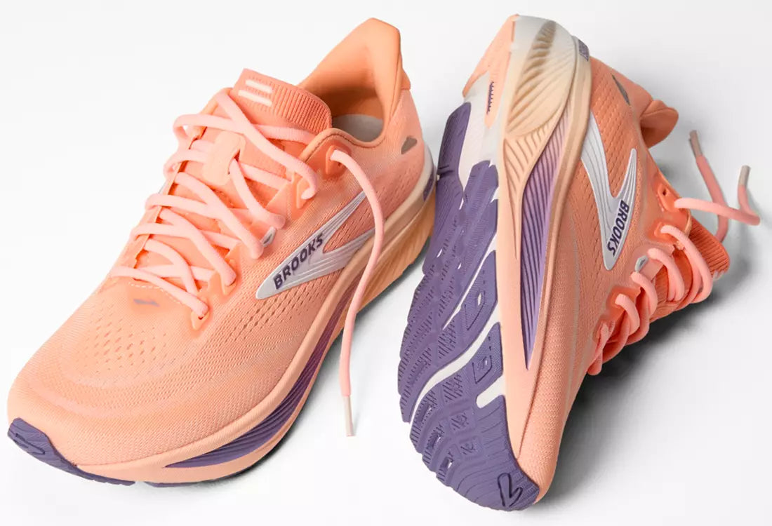 Brooks W Ghost 18 PEACH/GRAPE/COCONUT