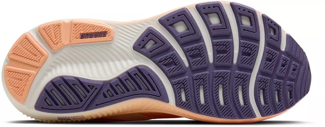 Brooks W Ghost 18 PEACH/GRAPE/COCONUT