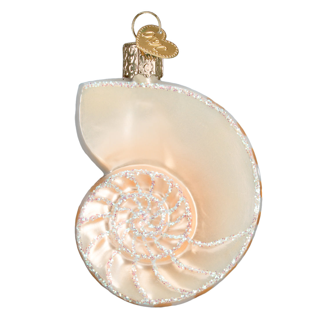 Old World Christmas Ornament NAUTILUS SHELL