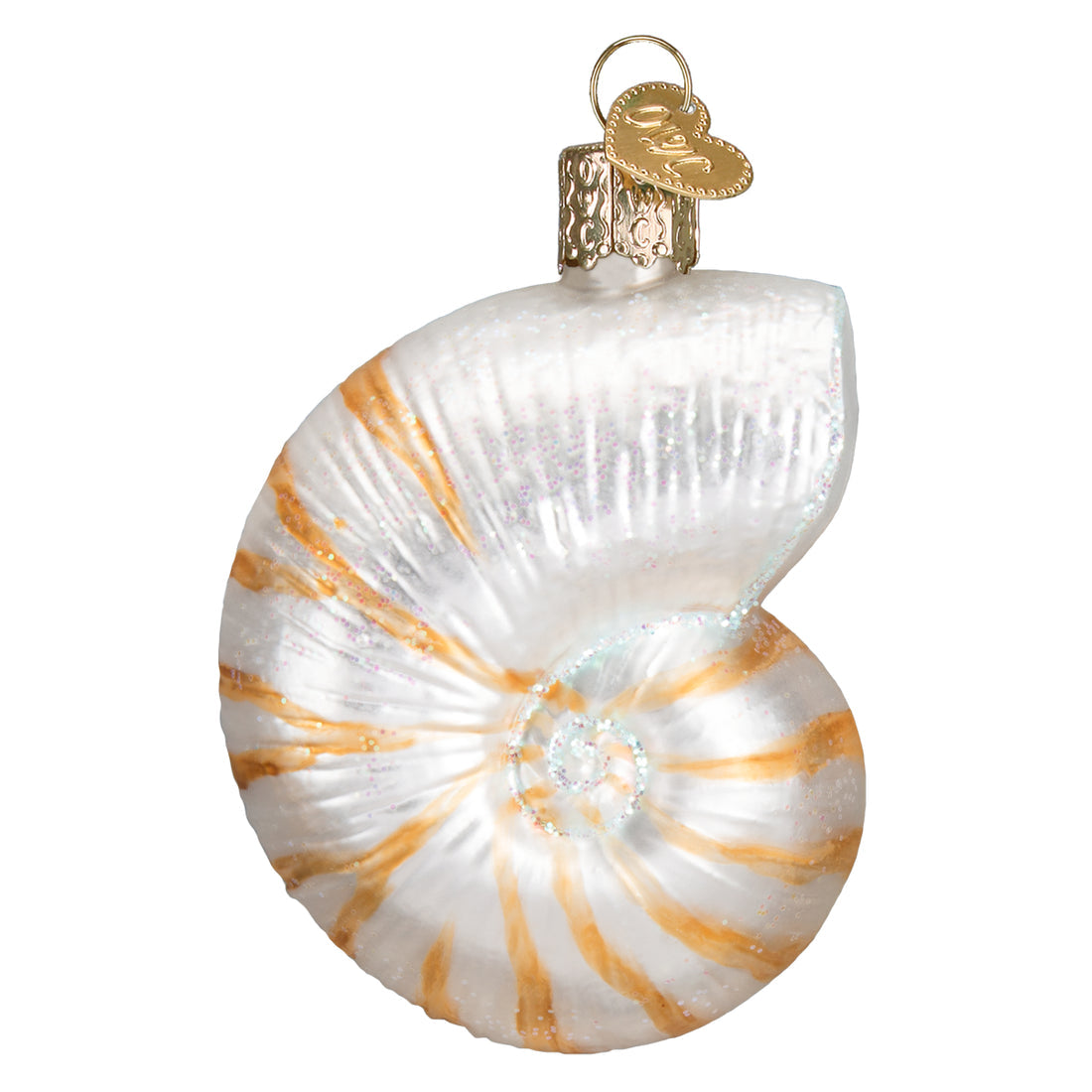 Old World Christmas Ornament NAUTILUS SHELL