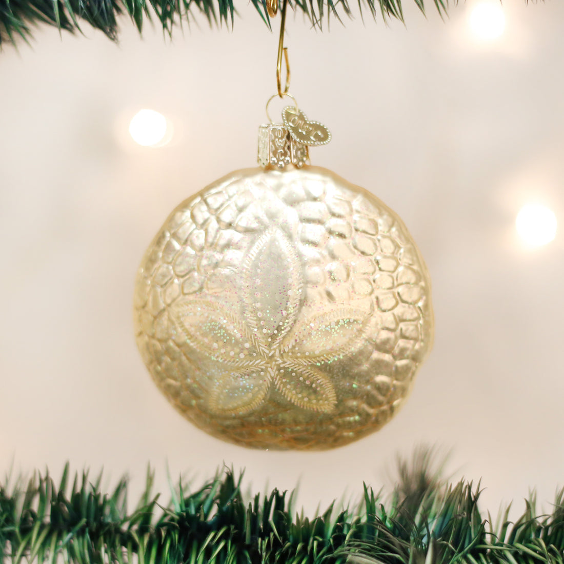 Old World Christmas Ornament SAND DOLLAR