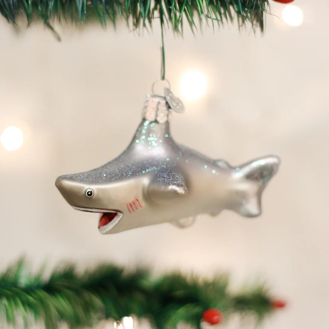 Old World Christmas Ornament SHARK