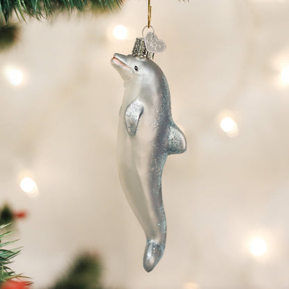 Old World Christmas Ornament PLAYFUL DOLPHIN