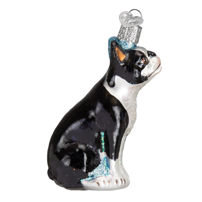 Old World Christmas Ornament BOSTON TERRIER