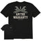 Life is Good M SS Crusher I Am The Warranty Tee FADED BLACK