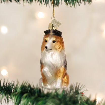 Old World Christmas Ornament SHELTIE