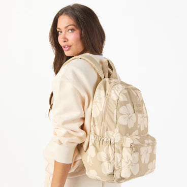 ALOHA Collection Hana Hou Keep It Light Backpack CREME / DUNE