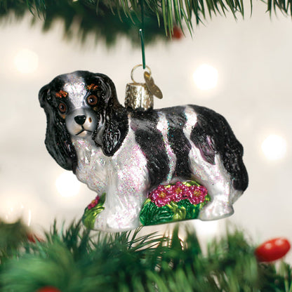 Old World Christmas Ornament KING CHARLES SPANIEL