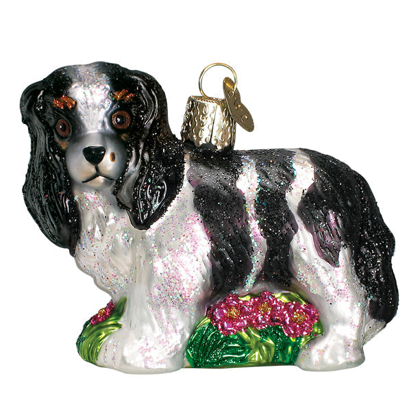 Old World Christmas Ornament KING CHARLES SPANIEL