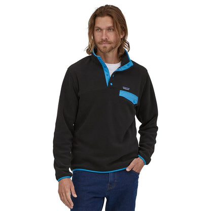 Patagonia M Lightweight Synchilla Snap-T Pullover BLACK