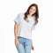 Life is Good W SS Boxy Have A Nice Daisy Tee CLOUD WHITE
