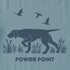 Life is Good M SS Crusher Power Point Hunting Dog SMOKY BLUE