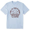 Life is Good M SS Crusher Showtime Rise Coffee GLACIER BLUE