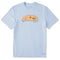 Life is Good M SS Crusher Quirky Island Surf GLACIER BLUE