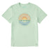 Life is Good M SS Crusher Lite Sunset Burst Tee SAGE GREEN