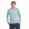 Life is Good M LS Sun Crusher Radiating Sun SMOKE BLUE