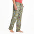 Life Is Good M Classic Sleep Pant Sticker Collage MOSS GREEN