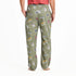 Life Is Good M Classic Sleep Pant Sticker Collage MOSS GREEN