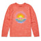 Life is Good Kids LS Sun Crusher Tie Dyed Sunset Burst MANGO
