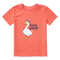 Life is Good Toddler SS CrusherTee Silly Goose MANGO
