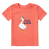 Life is Good Toddler SS CrusherTee Silly Goose MANGO