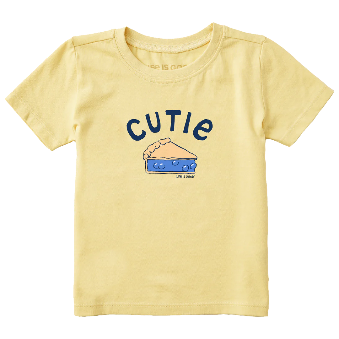 Life is Good Toddler SS Crusher Tee Cutie Pie SANDY YELLOW