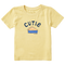 Life is Good Toddler SS Crusher Tee Cutie Pie SANDY YELLOW