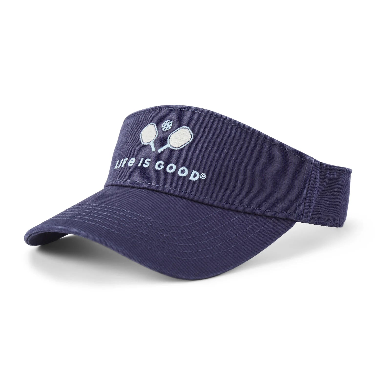 Life is Good Updated Visor Pickleball DARKEST BLUE