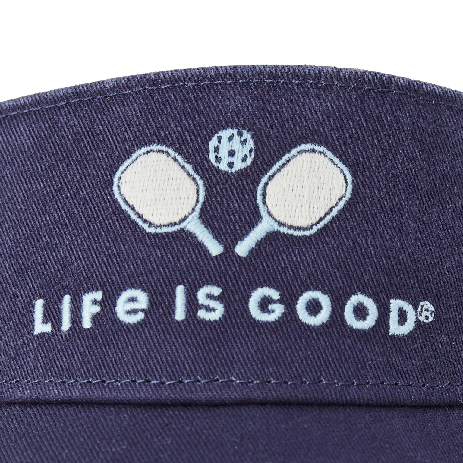 Life is Good Updated Visor Pickleball DARKEST BLUE
