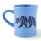 Life is Good Diner Mug Mama Bear CORNFLOWER BLUE
