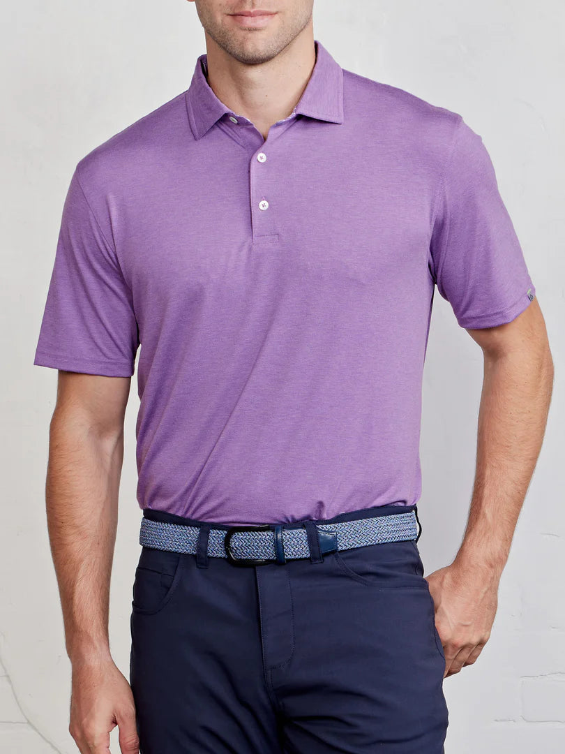 Tasc M Cloud Polo PARADISE HEATHER