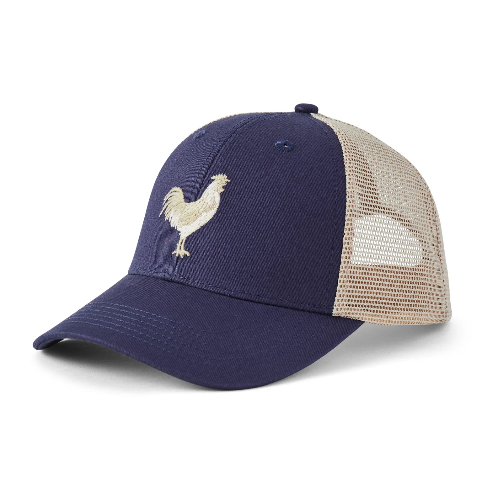 Life is Good Clean Chicken Trucker Hat DARKEST BLUE