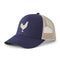 Life is Good Clean Chicken Trucker Hat DARKEST BLUE