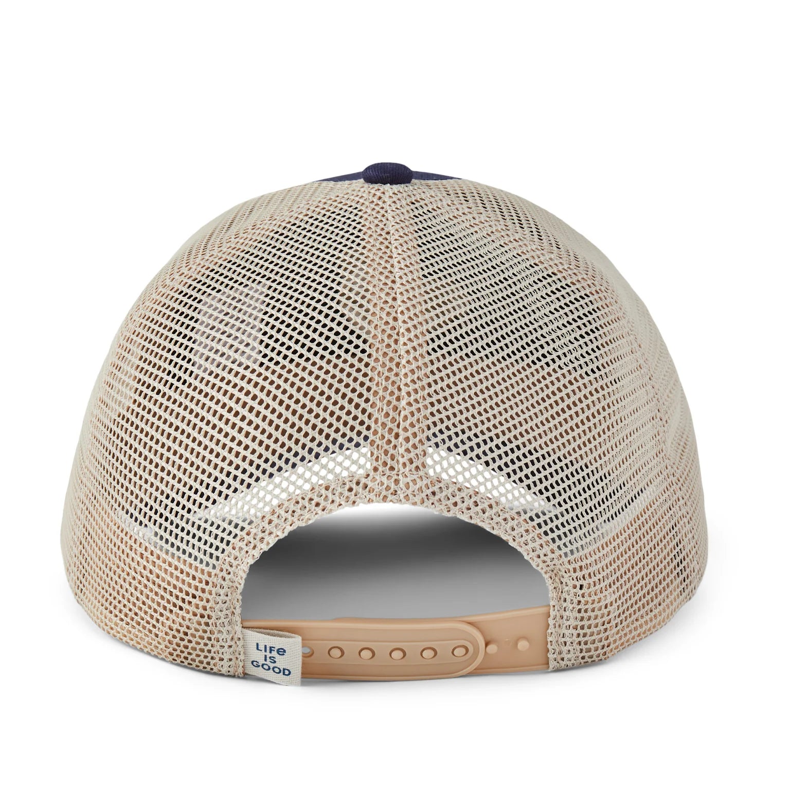 Life is Good Clean Chicken Trucker Hat DARKEST BLUE