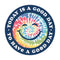 Life Is Good 4" Sticker: Good Day Smile TIE DYED