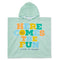 Life is Good Kids Terry Cloth Poncho Here Comes Fun in the Sun SAGE