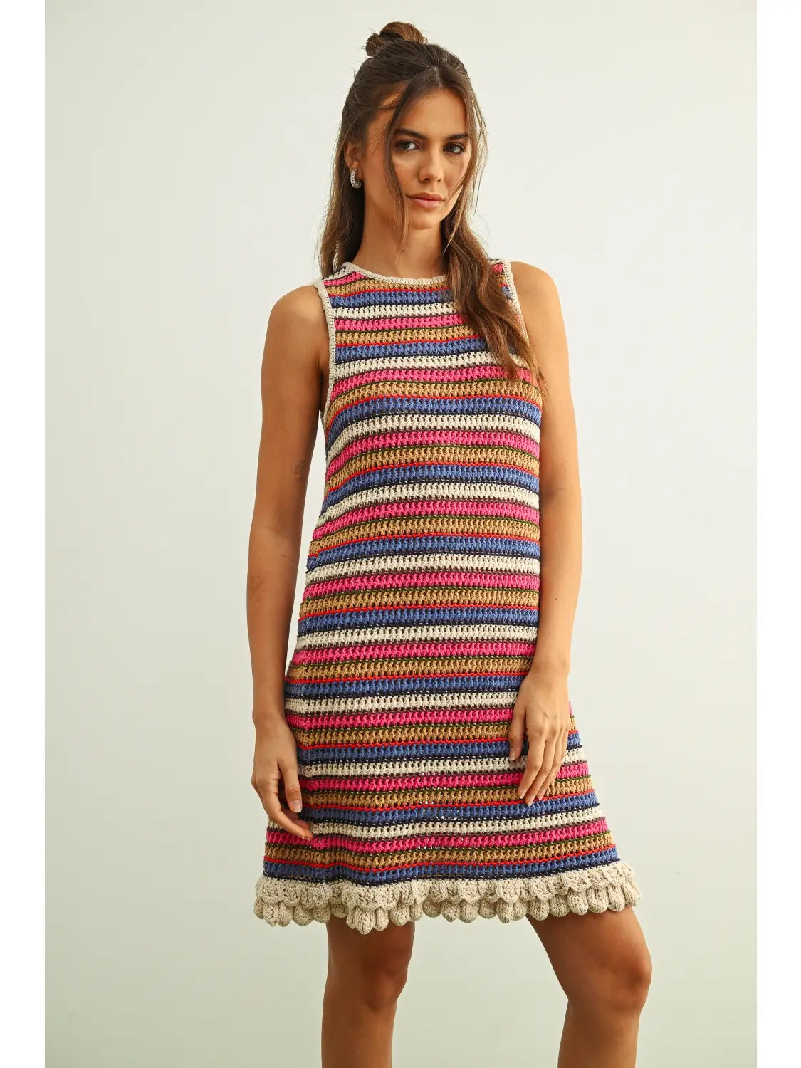 Miou Muse W Sleeveless Knit Dress MULTI