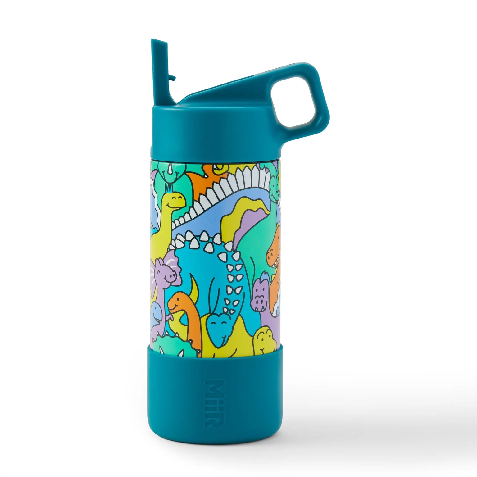 Life is Good Kids 12oz Bottle Dinosau Friends TEAL