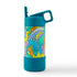 Life is Good Kids 12oz Bottle Dinosau Friends TEAL