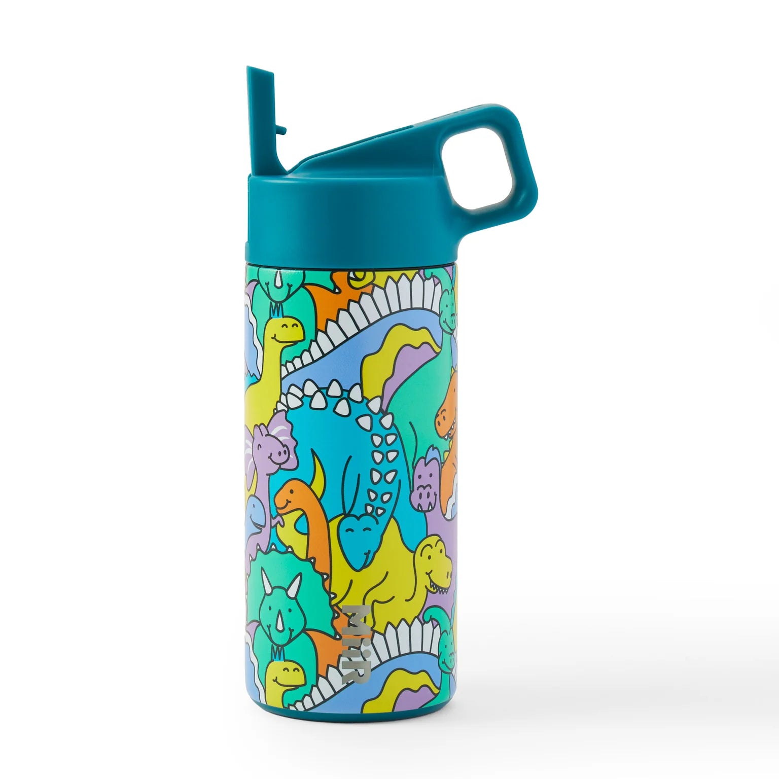 Life is Good Kids 12oz Bottle Dinosau Friends TEAL