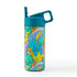 Life is Good Kids 12oz Bottle Dinosau Friends TEAL