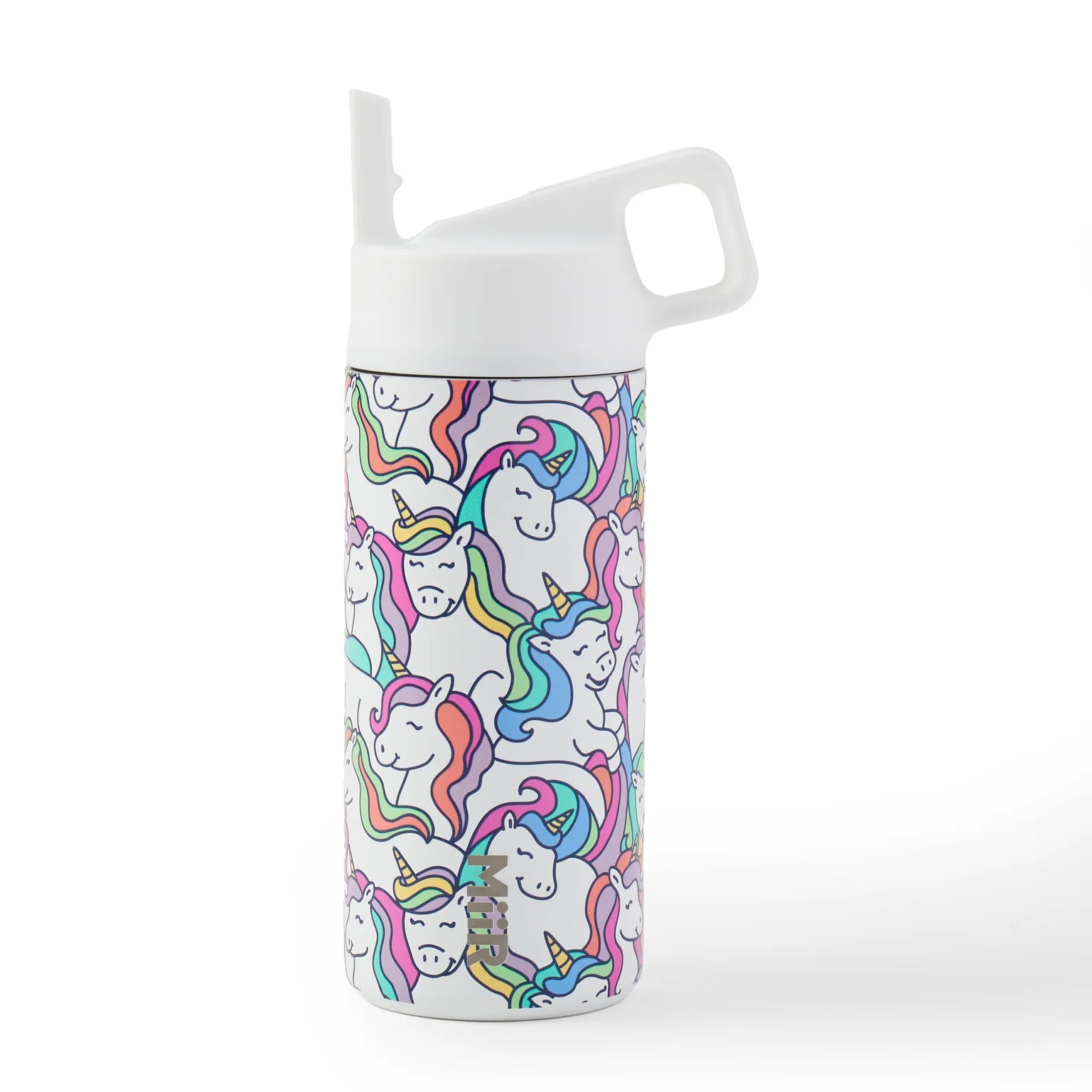 Life is Good Kids 12oz Bottle Unicorn Friends WHITE