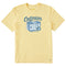 Life is Good M SS Crusher Optimism is Cooler SANDY YELLOW